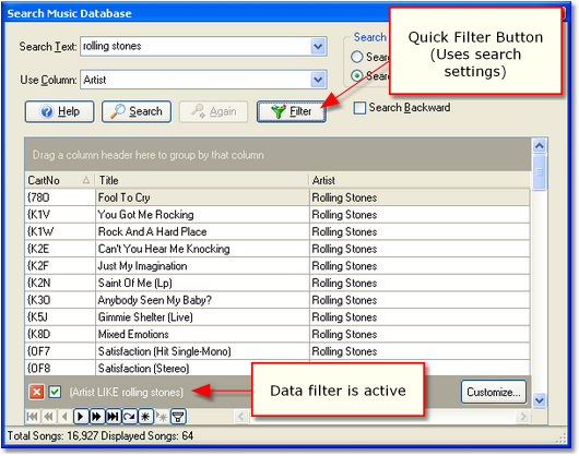 Songs filtered by Artist